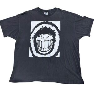 Vintage Eskimo Joe Hanes Beefy T Single Stitch Graphic Black Mens XXXL